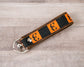 Jack’O’Lantern Handmade Leather Keychain