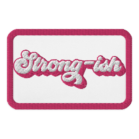 Strong-ish Embroidered Stitch On Kilt Patch